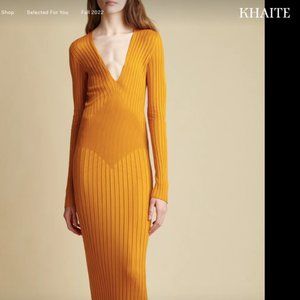 KHAITE Nicolai Silk dress, Small